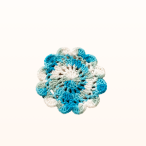 Ocean Breeze Crochet Scrunchie